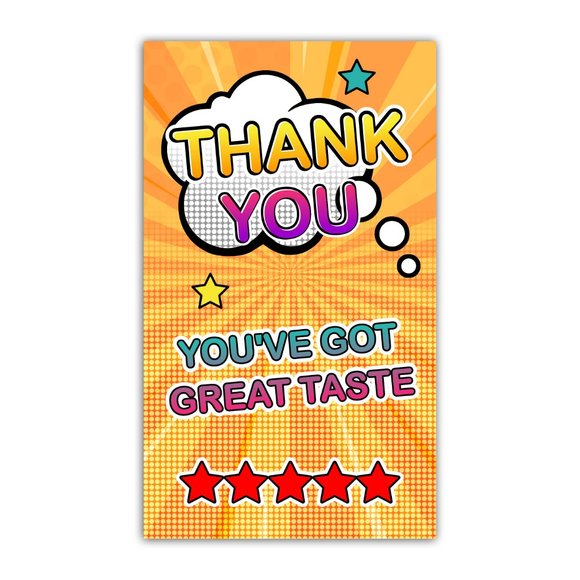 ♥️ 5x25 / 5 Thank You Cards - Picture 7 of 12